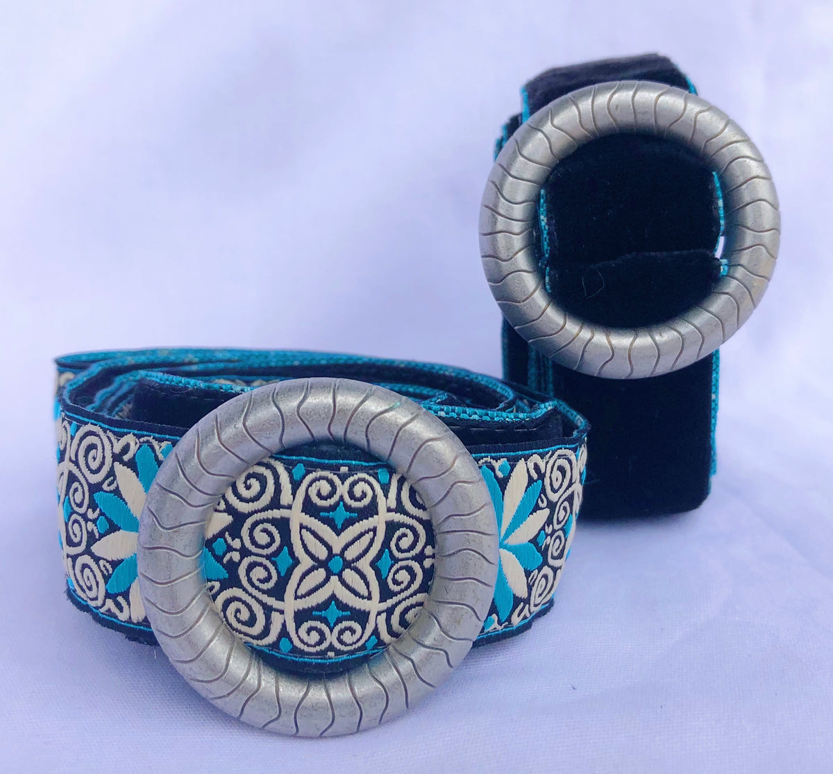 【HI FI FNK】Flower Stud Belt Snap On 1 1/2