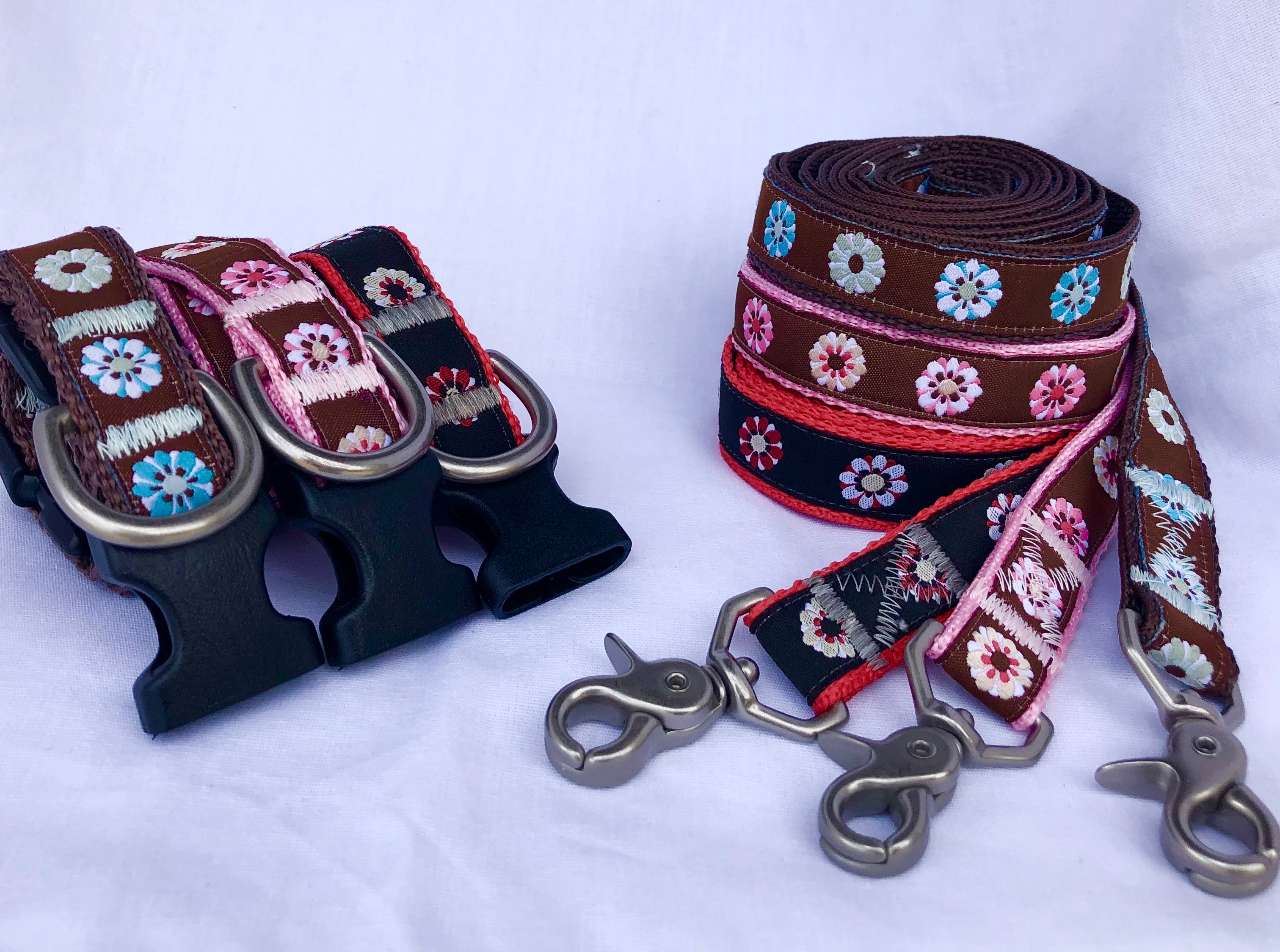Wonder Dog - Ribbon Mini Leash and Collar Sets