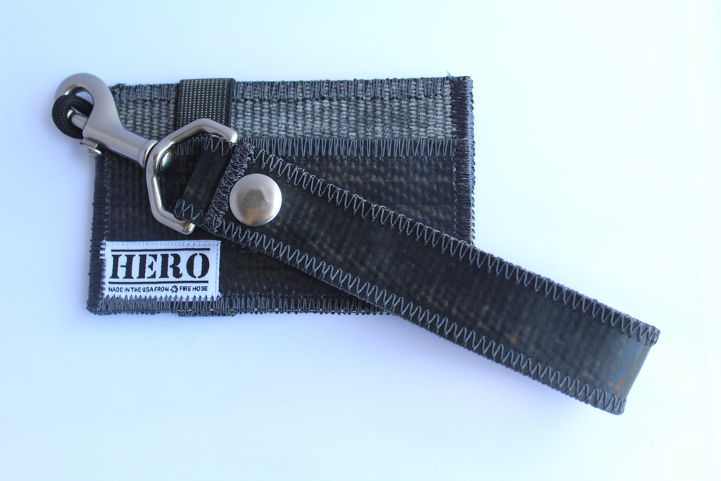 Pocket HERO Wallet & Clip Keychain Set - 'Smoke & Ash'